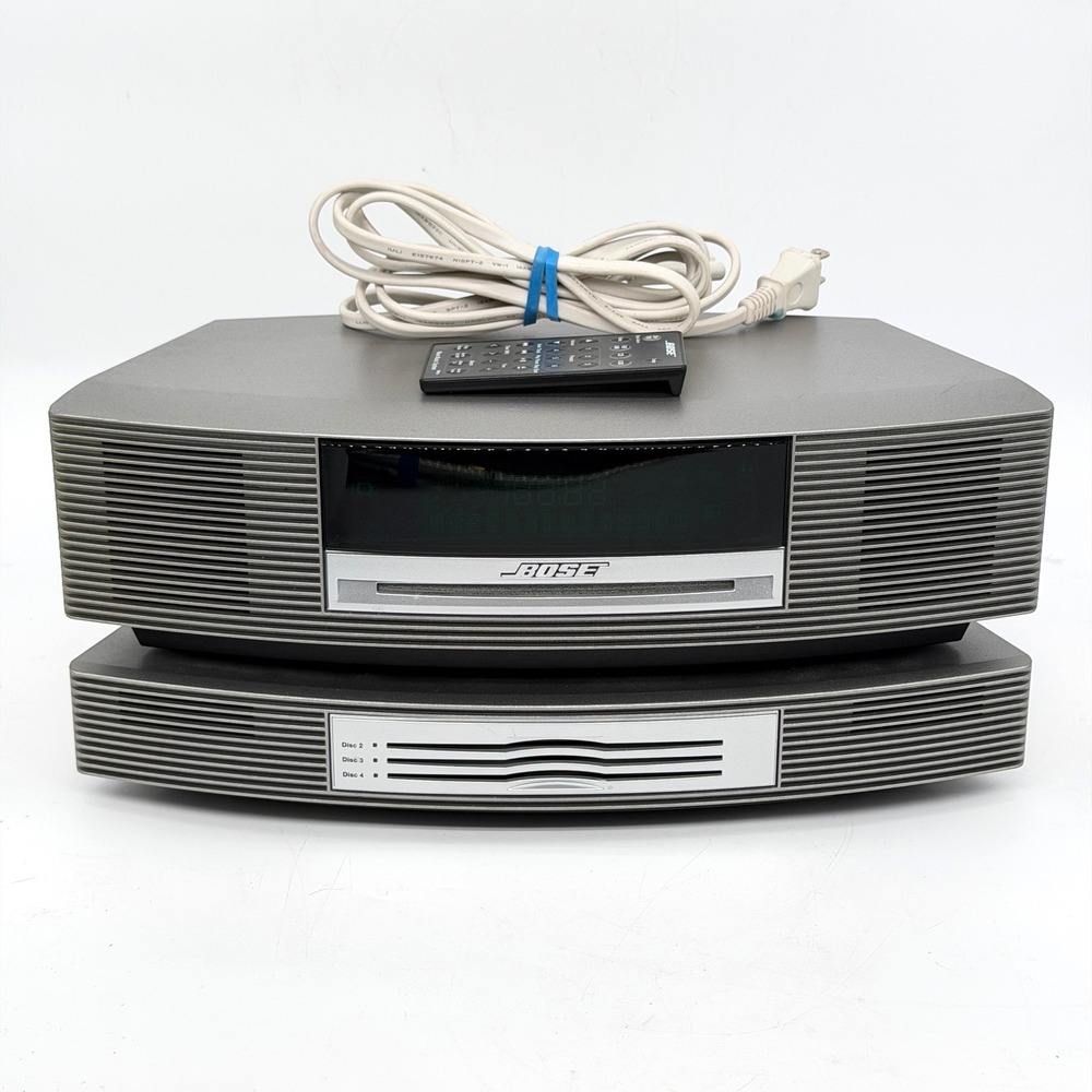 Bose Wave Music System III with Multi-CD Changer Accessory Silver with Remote